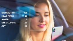 Phần mềm nhận diện cảm xúc của tài xế đang được phát triển. Ảnh: Affectiva.