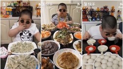 Hình ảnh thường gặp ở các video có nội dung ăn uống của trẻ em (Ảnh minh họa)