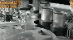 Mẫu pin 4680 được sản xuất thử nghiệm trên dây truyền của nhà máy Nevada ở Mỹ. Ảnh: Tesla.