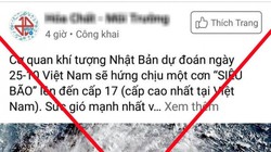 Tin giả về bão lũ miền Trung lan truyền khắp Facebook