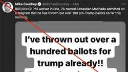 Thông tin sai lệch tăng cao trong ngày bầu cử Mỹ