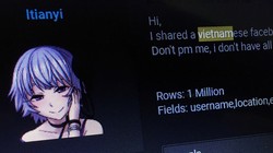 Hàng triệu tài khoản Facebook người dùng Việt bị hacker phát tán