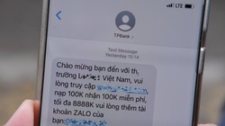 Giả mạo TPBank nhắn tin quảng bá cá cược