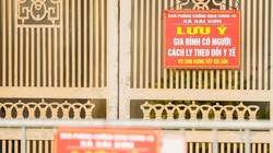 Hà Nội: Treo biển đỏ trước nhà F0 điều trị tại nhà