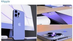 iPhone 14 rò rỉ những hình ảnh concept mới nhất, chắc chắn sẽ có màu tím
