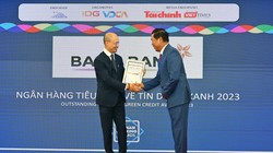 Bac A Bank nhận giải thưởng về tín dụng xanh