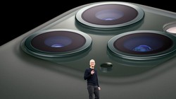 CEO Tim Cook tại sự kiện ra mắt iPhone 11. Ảnh: Phone Arena