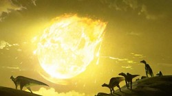 Nguyên nhân dẫn đến sự biến mất của loài khủng long được cho là do vụ va chạm của một tiểu hành tinh với Trái Đất. Ảnh: India Gone Viral