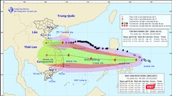 Đường đi của bão số 8 và bão số 9 trên biển Đông
