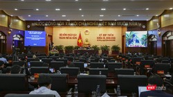 Quang cảnh phiên khai mạc kỳ họp thứ 16 HĐND TP Đà Nẵng khoá IX, nhiệm kỳ 2016-2021 diễn ra sáng ngày 7/12