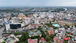 Một góc TP Đà Nẵng nhìn từ trên cao