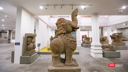 Hiện vật tượng Gajasimha (Voi - Sư tử) đang được lưu giữ tại Bảo tàng Điêu khắc Chăm Đà Nẵng vừa được công nhận là Bảo vật Quốc gia.
