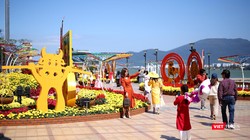 Người dân và du khách du xuân ở Đà Nẵng 