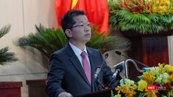 Ông Nguyễn Văn Quảng - Bí thư Thành uỷ Đà Nẵng phát biểu chỉ đạo tại kỳ họp thứ 17, HĐND TP Đà Nẵng khoá IX nhiệm kỳ 2016-2021