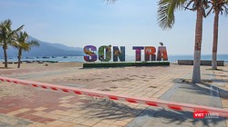 Biển du lịch Đà Nẵng bị phong toả, cấm người dân tắm biển để phòng, chống dịch COVID-19
