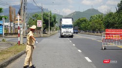 Chốt kiểm soát phòng dịch ra vào của ngõ TP Đà Nẵng