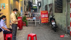 Khu vực nơi ở của bệnh nhân (N.V.H.) là nhân viên bảo vệ Công ty Nhựa Duy Tân được phong toả