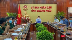 Lãnh đạo UBND tỉnh Quảng Ngãi chủ trì cuộc họp khẩn liên quan đến các ca mắc COVID-19 mới trên địa bàn