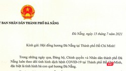 Bức thư của ông Lê Trung Chinh - Chủ tịch UBND TP Đà Nẵng gửi bà con Đà Nẵng tại TP HCM