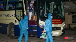 Sáng 23/7, đoàn xe chở công dân Quảng Nam từ TP HCM về quê đã trở về đến Quảng Nam