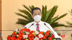 Ông Nguyễn Văn Quảng - Bí thư Thành ủy Đà Nẵng phát biểu chỉ đạo tại Kỳ họp thứ 2 HĐND TP Đà Nẵng Khóa X, nhiệm kỳ 2021-2026 diễn ra sáng ngày 12/8