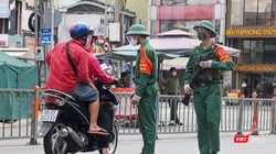 Sáng ngày 23/8, lực lượng kiểm soát quân sự đã có mặt tại các chốt kiểm soát trên địa bàn TP HCM để làm nhiệm vụ