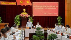 Ông Võ Văn Thưởng - Ủy viên Bộ Chính trị -Thường trực Ban Bí thư Trung ương Đảng tại buổi làm việc với Ban thường vụ Thành ủy Đà Nẵng 