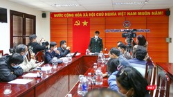 Ông Nguyễn Hồ Hiền – Cục phó Cục THADS tỉnh Quảng Nam trả lời ý kiến các bên tại buổi làm việc