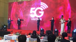Quang cảnh lễ bấm nút triển khai dịch vụ 5G Viettel tại Đà Nẵng