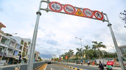 Hầm chui nút giao thông phía Tây cầu Trần Thị Lý