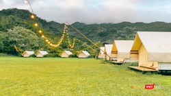 Một góc khu du lịch Yên Retreat tại thôn Nam Yên, xã Hoà Bắc, huyện Hoà Vang, TP Đà Nẵng (ảnh Mai Lý)