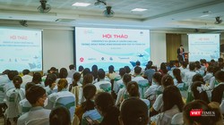 Quang cảnh hội thảo chuyên ngành “Logistics và quản lý chuỗi cung ứng trong hoạt động kinh doanh khu vực và toàn cầu”