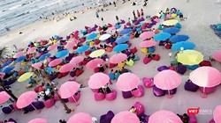 Một góc bãi biển du lịch Đà Nẵng