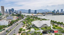 Một góc TP Đà Nẵng nhìn từ trên cao