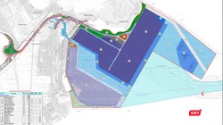 Sơ đồ quy hoạch cảng Liên Chiểu sau điều chỉnh theo quyết định 1059/QĐ-UBND của UBND TP Đà Nẵng