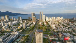 Đô thị ven biển Đà Nẵng nhìn từ trên cao