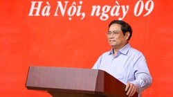 Thủ tướng phát biểu kết luận hội nghị sơ kết 6 tháng năm 2022 thực hiện Đề án phát triển ứng dụng dữ liệu dân cư, định danh và xác thực điện tử phục vụ chuyển đổi số quốc gia giai đoạn 2022-2025, tầm nhìn đến năm 2030 (Ảnh: VGP/Nhật Bắc)