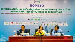 Họp báo về hội thảo và triển lãm quốc tế "Giải pháp và công nghệ xử lý chất thải tại các đô thị Việt Nam" tổ chức tại Đà Nẵng
