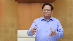 Thủ tướng Phạm Minh Chính phát biểu tại phiên họp Chính phủ thường kỳ tháng 8/2022 diễn ra ngày 6/9 (Ảnh: VGP/Nhật Bắc)