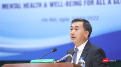 GS.TS. Trần Văn Thuấn - Thứ trưởng Bộ Y tế phát biểu tại buổi mít tinh