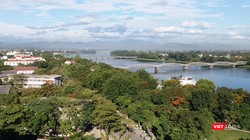 Một góc TP Huế nhìn từ trên cao