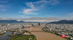 Một góc TP Đà Nẵng từ trên cao
