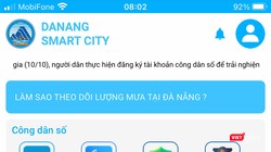 Ứng dụng DaNang Smart City, một trong những giải pháp chuyển đổi số trong dịch vụ hành chính công mà Đà Nẵng đang hướng đến phục vụ người dân