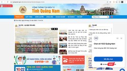 Ứng dụng chatbot 1022 được kích hoạt trên nền tảng website Cổng thông tin điện tử tỉnh Quảng Nam