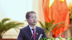 Bí thư Thành uỷ Đà Nẵng Nguyễn Văn Quảng phát biểu tại kỳ họp thứ 10, HĐND TP Đà Nẵng khoá X, diễn ra sáng ngày 13/12.