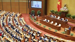 Quang cảnh kỳ họp bất thường lần thứ 2 của Quốc hội diễn ra sáng ngày 5/1 (Ảnh VGP/Nhật Bắc)