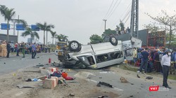 Hiện trường vụ tai nạn giao thông đặc biệt nghiêm trọng xảy ra sáng ngày 14/2 tại Quảng Nam