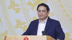 Thủ tướng Phạm minh Chính phát biểu tại hội nghị (Ảnh VGP/ Nhật Bắc)