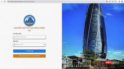 Giao diện Kho kết quả TTHC số TP Đà Nẵng