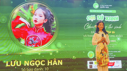 Thí sinh tại cuộc thi Tìm kiếm gương mặt “Đại sứ Xanh”